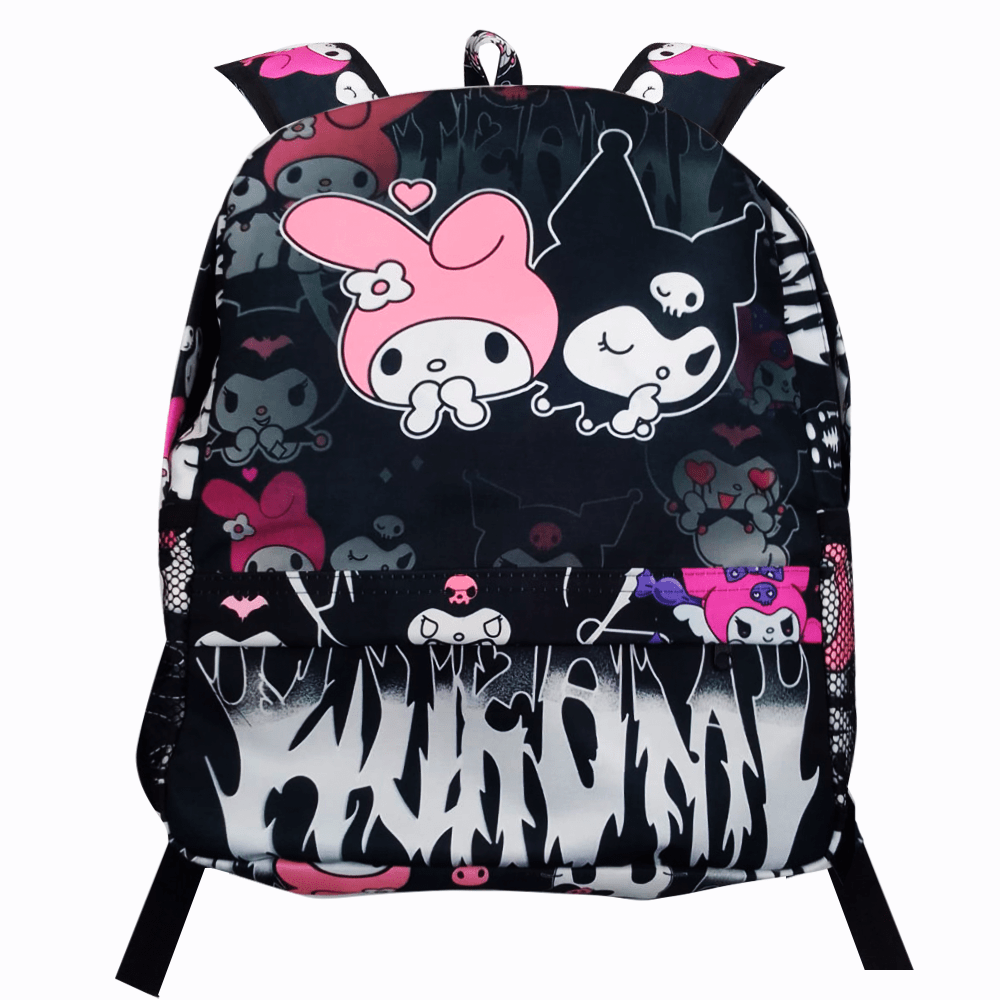 Mochila escolar unissex kuromi alternativa