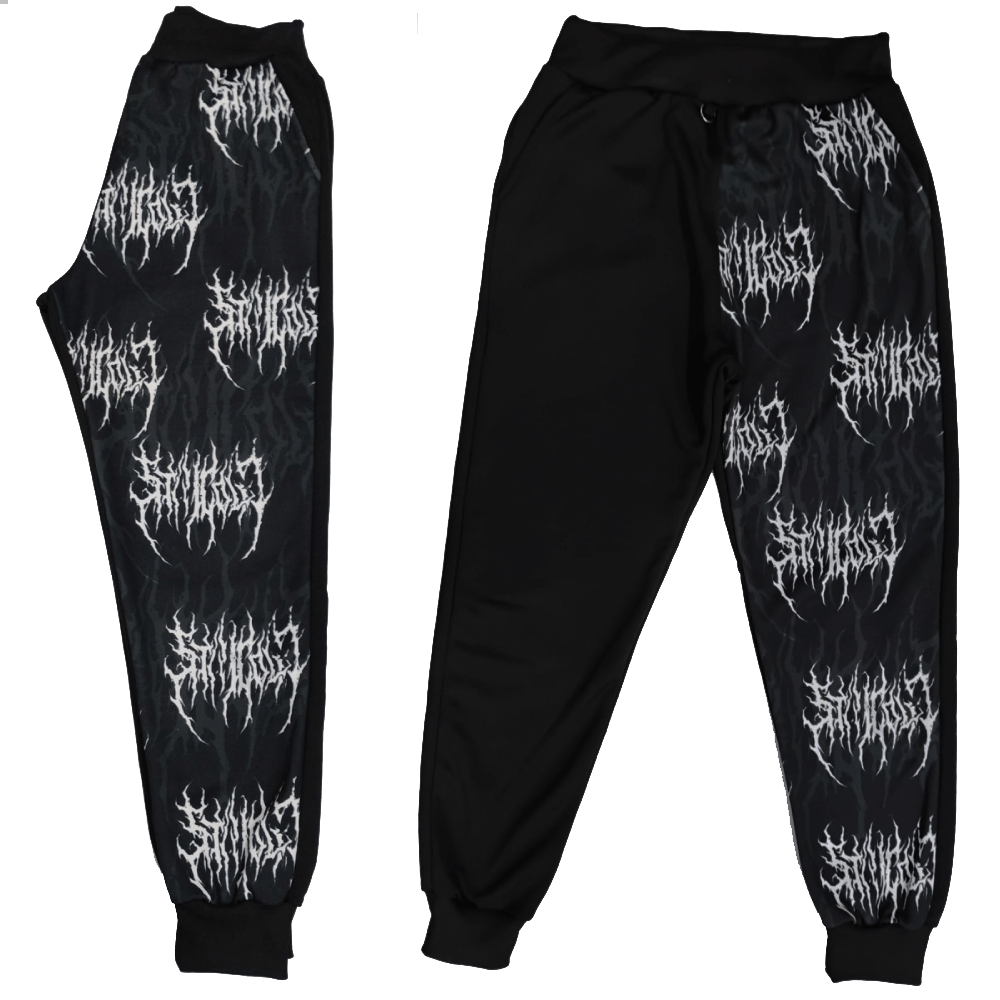 Calça de moletom preta Gotica