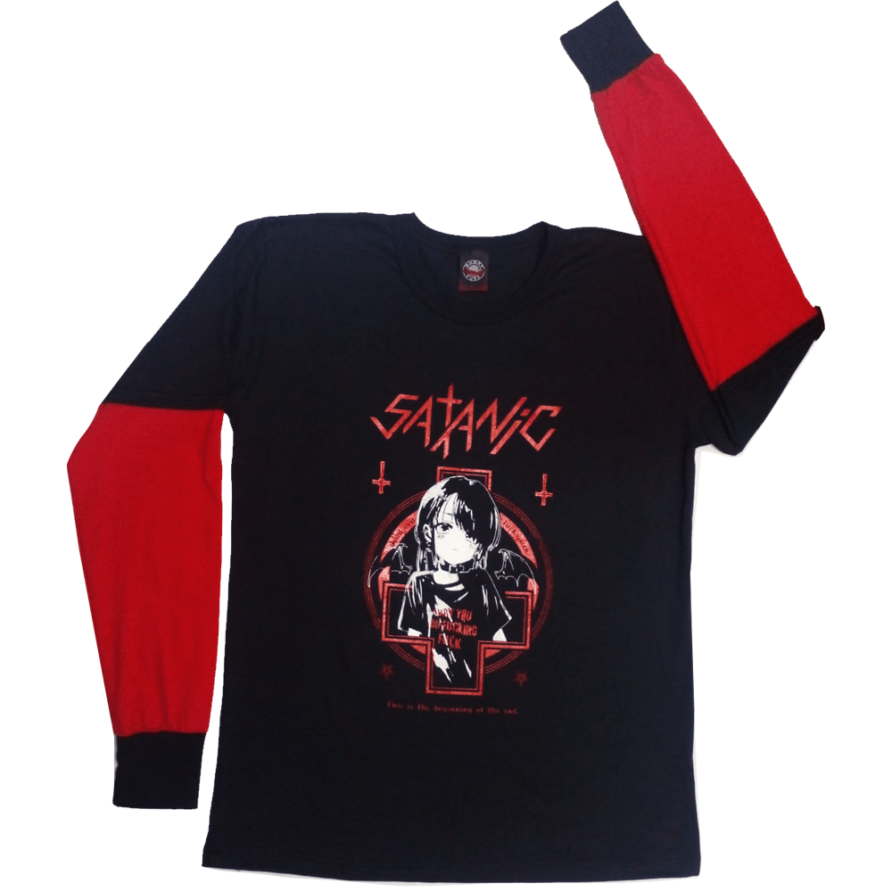 Camiseta anime  mangá Satanic