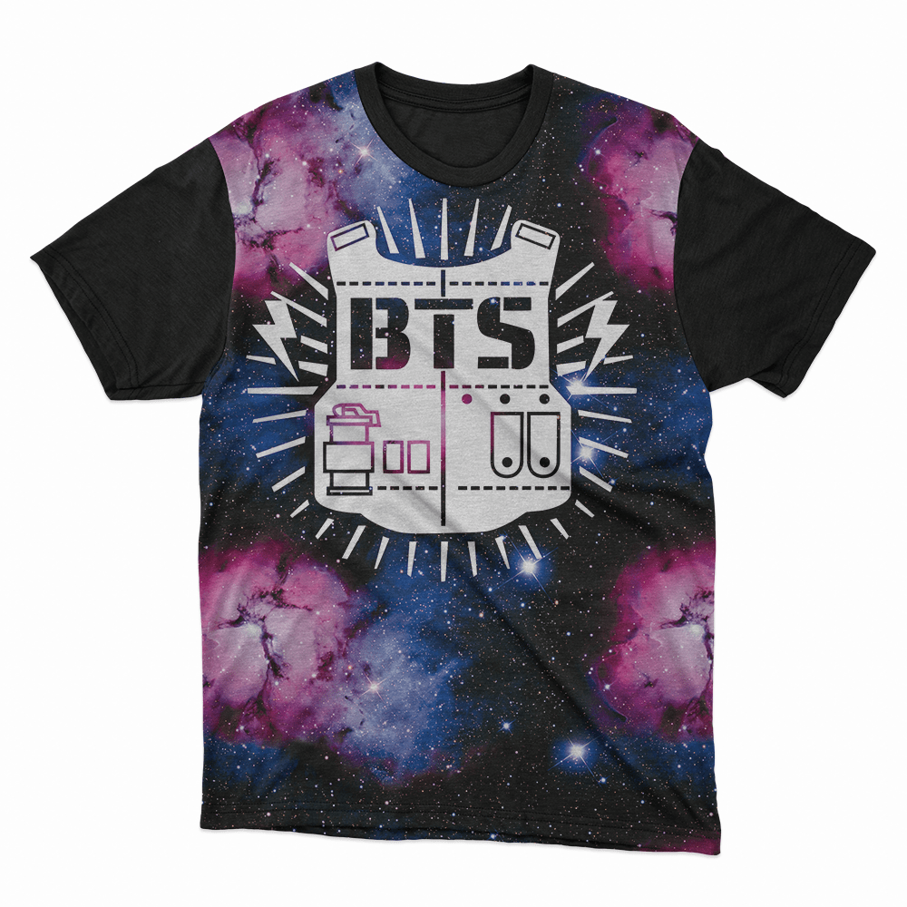 Camiseta kpop BTS Colete Galaxia