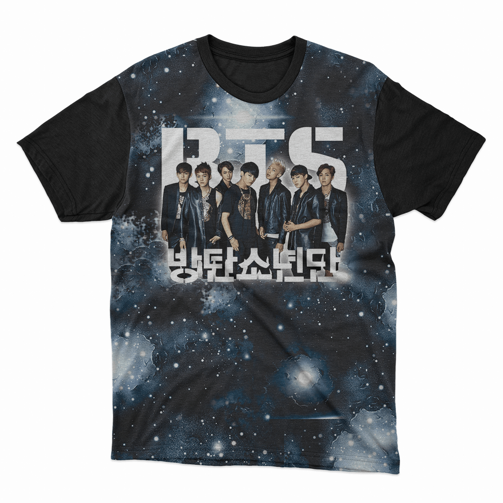 Camiseta kpop Bts galaxia
