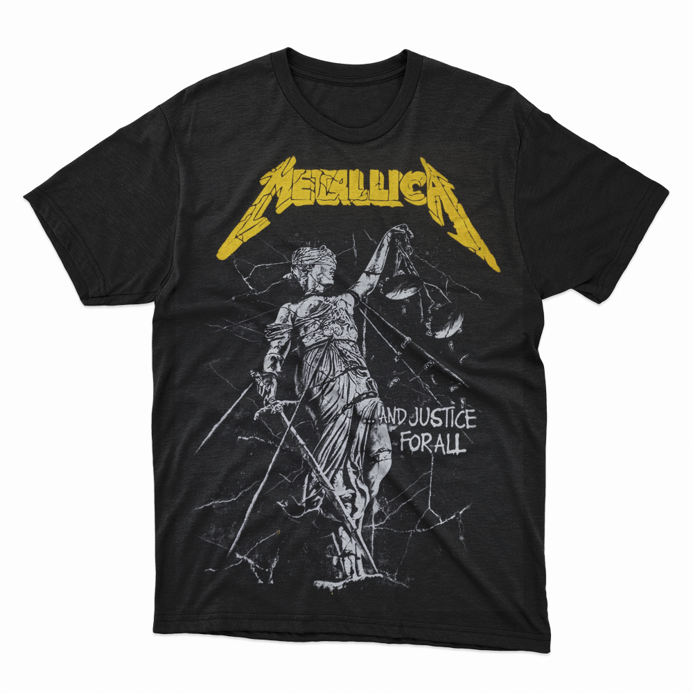 Camiseta de rock Metallica - And Justice For All