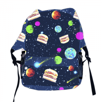 mochila hambúrguer galaxia