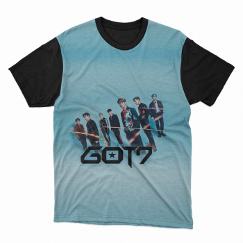 Camiseta kpop Got7 Azul