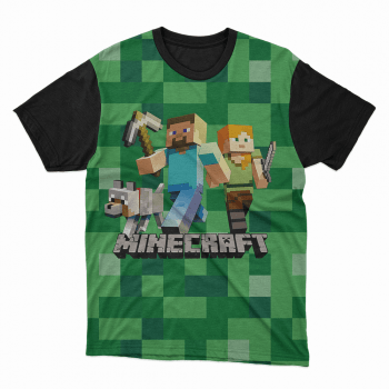 Camiseta jogo Minecraft