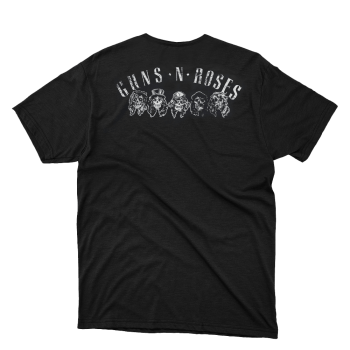 Camiseta Rock Guns N' Roses Cruz